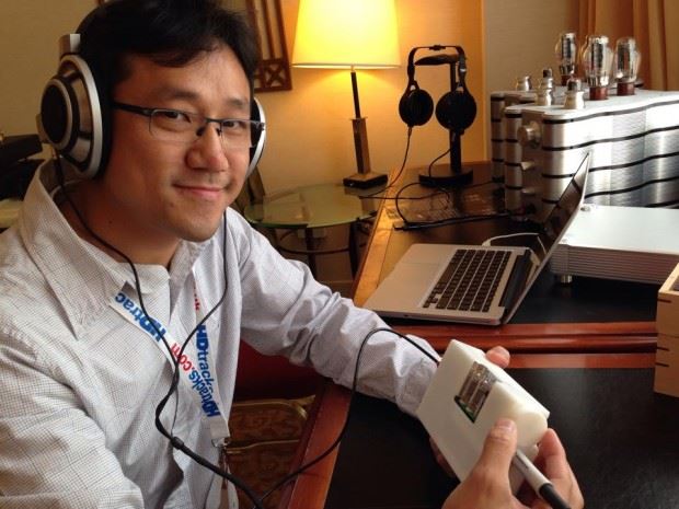 Jack Woo of Woo Audio was in store at Headphone Bar - Headphone Bar Canada