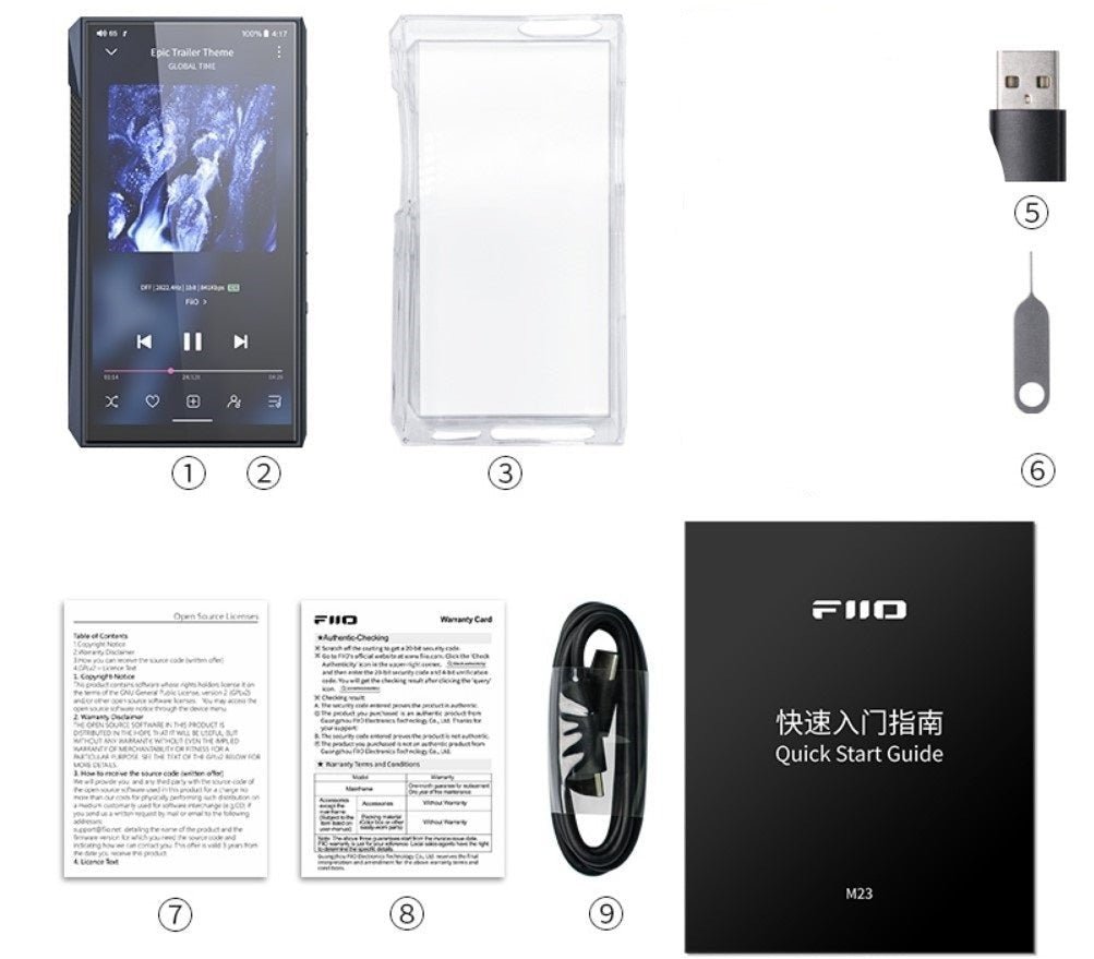 Fiio M23 Lossless Portable Player - Headphone Bar Canada