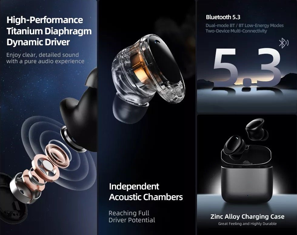 Shanling MTW200 Plus True Wireless Earphones - Headphone Bar Canada