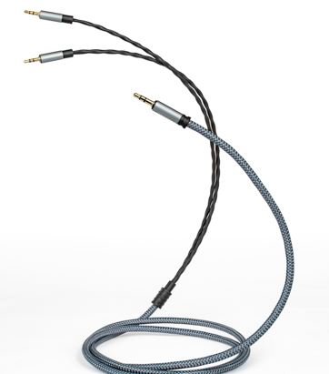 Asona headphone cable dual 2.5mm plugs - Headphone Bar