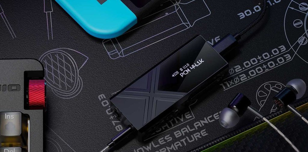 FiiO KA17 ポータブル DAC & USB-C 8K転送可ケーブル付き（FiiO KA17 