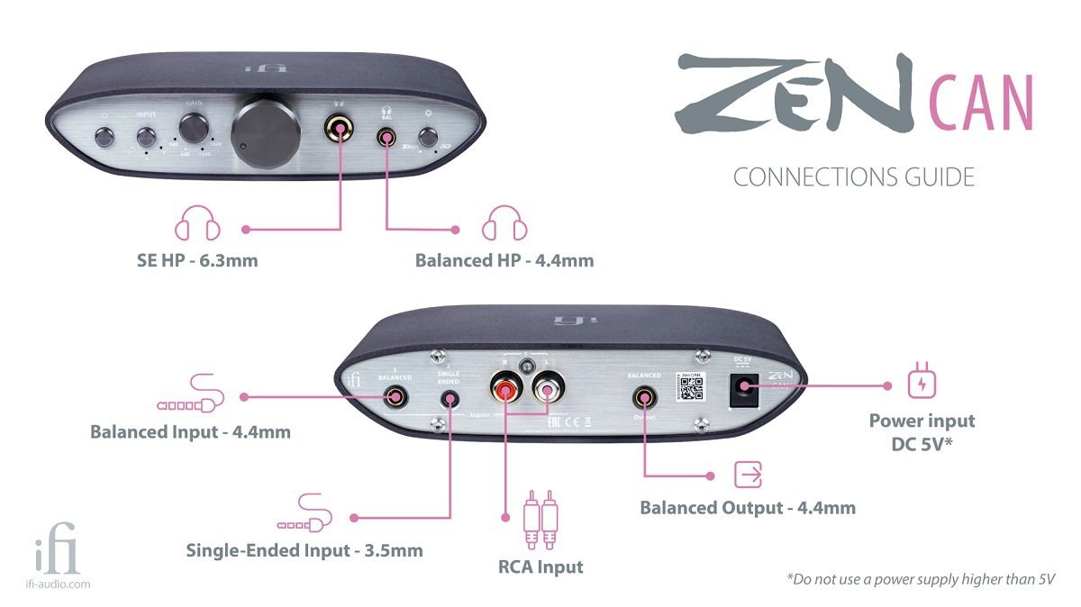 iFi ZEN CAN | Balanced 4.4mm headphone amp | in Canada - Headphone