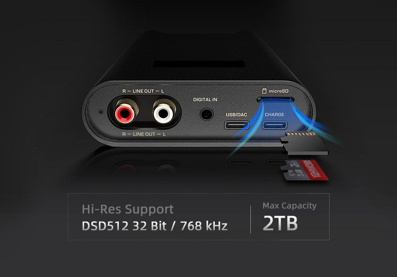 Shanling H7 Portable Dac Headphone Amp - Headphone Bar Canada